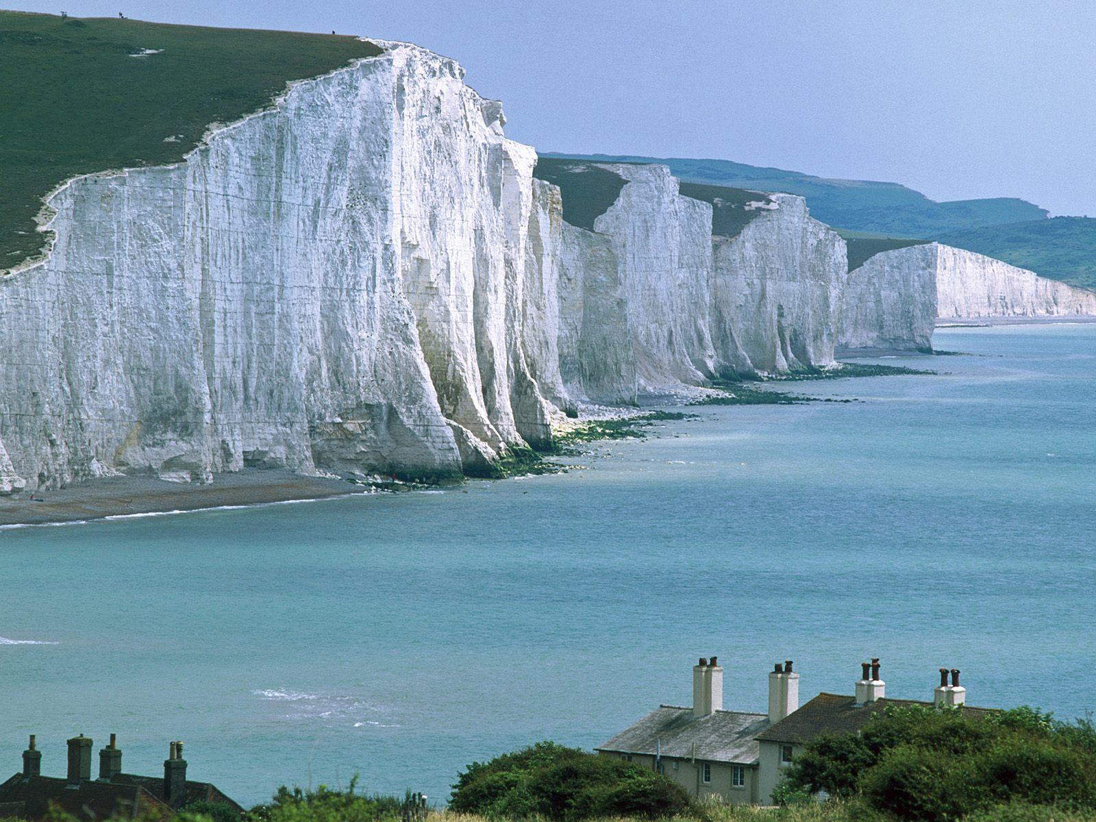1600x1200 Seven Sisters Cliffs wallpaper. Seven