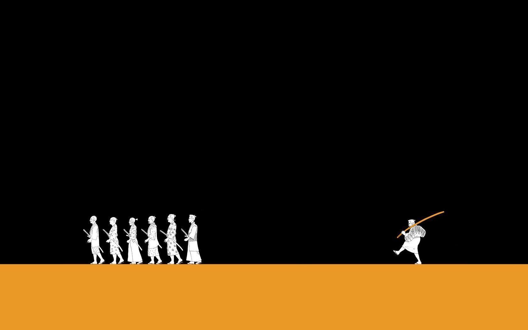 1680x1050 Japan, samurai, Seven Samurai wallpaper