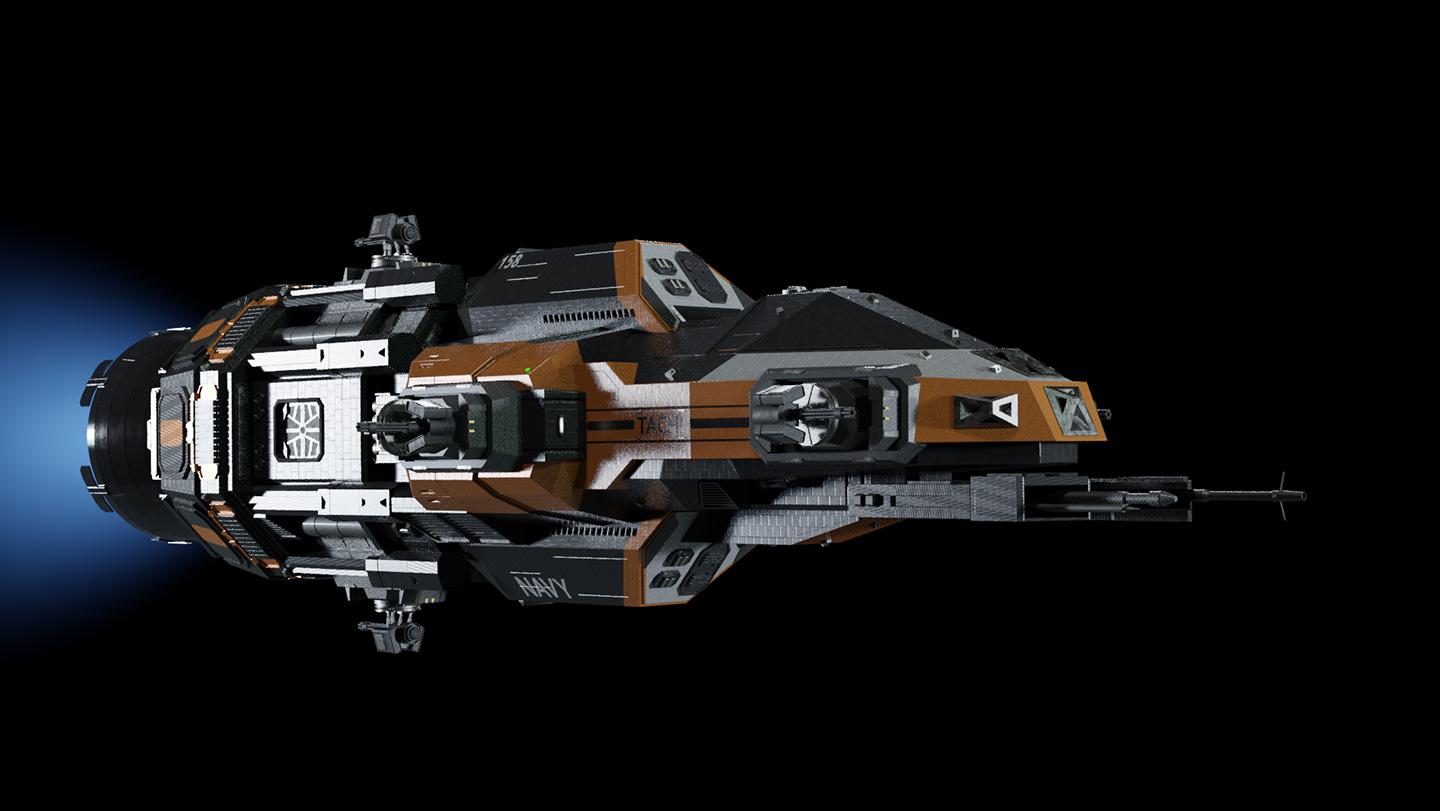 1440x811 Rocinante (The Expanse fan art)