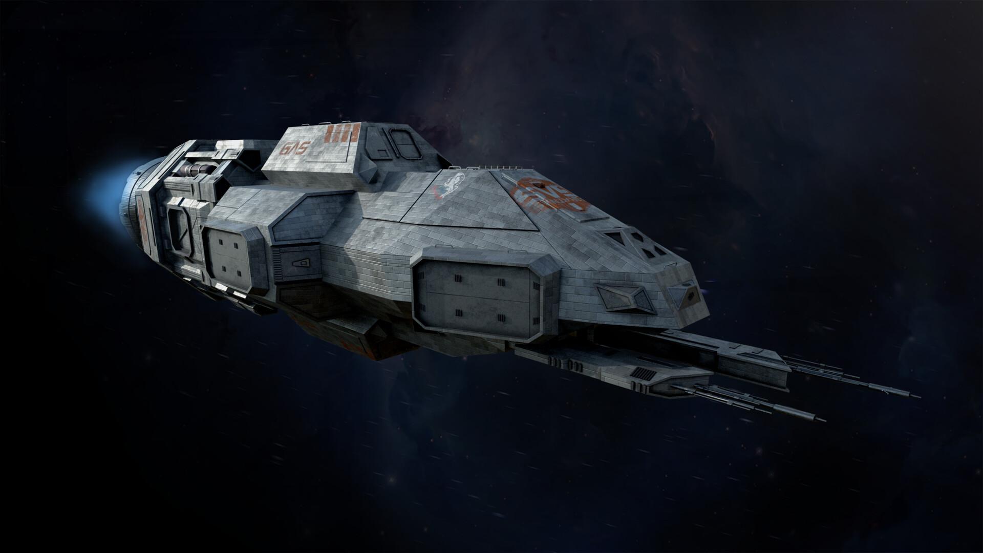 1920x1080 The Expanse Rocinante fan art