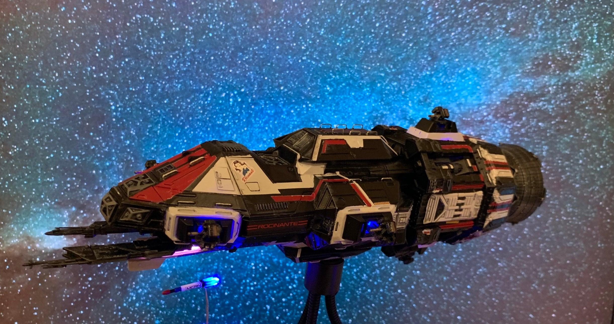 2442x1288 Expanse Rocinante 3D Printing Files STL