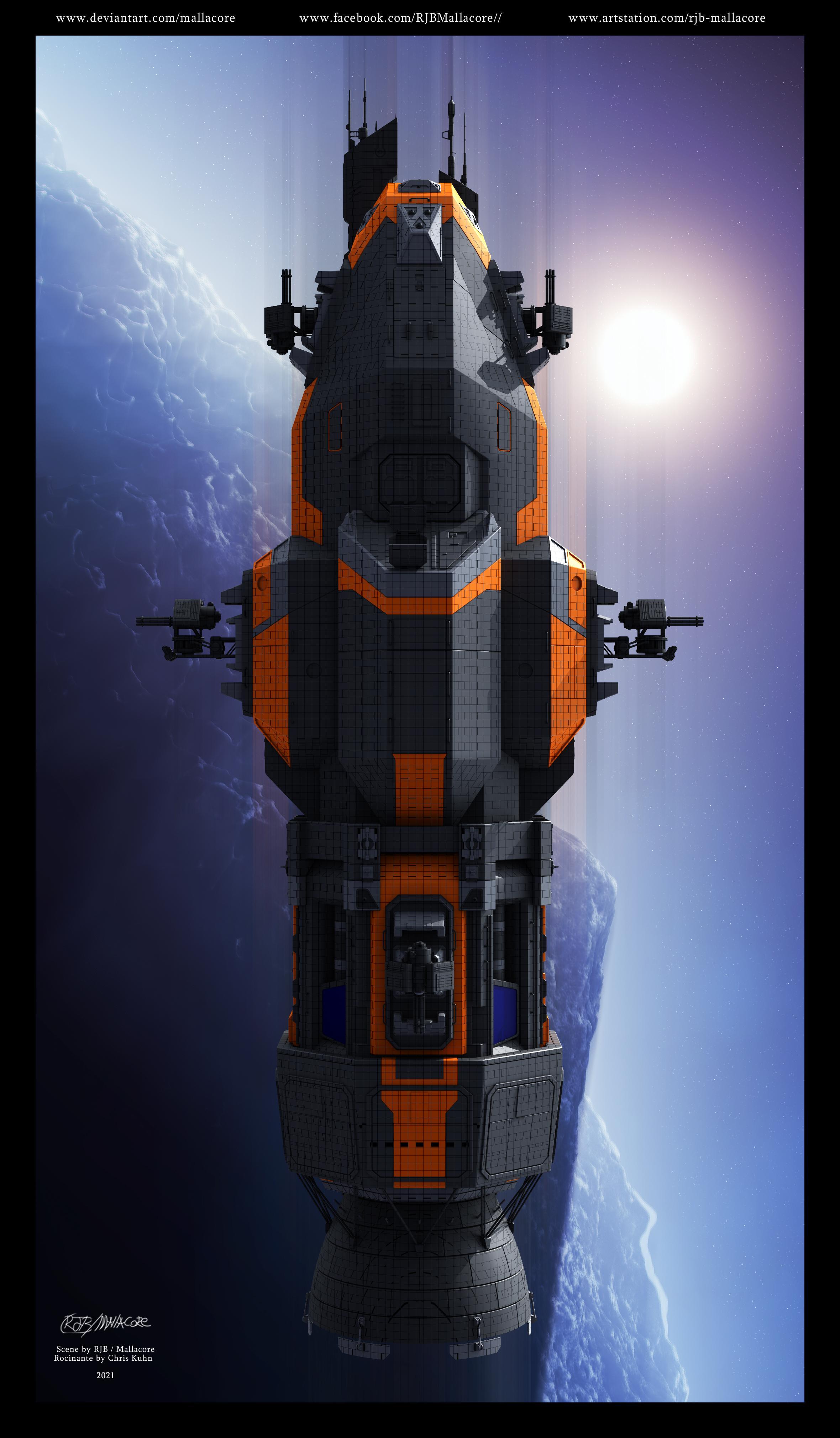 2360x4040 Some new Expanse art. The Rocinante
