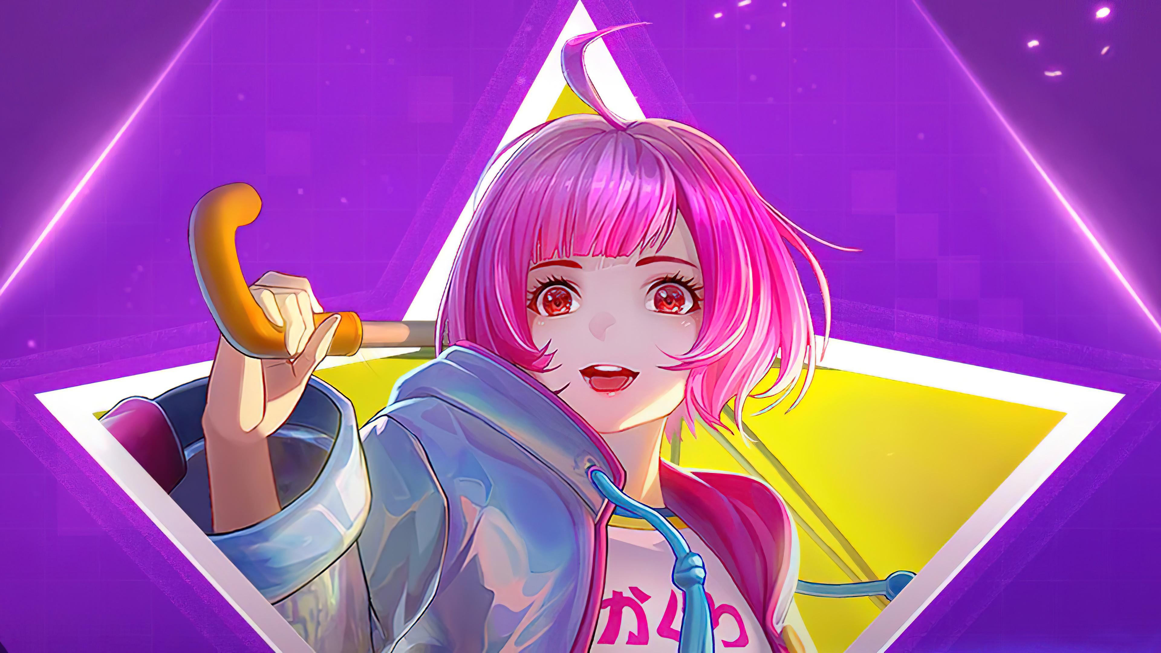 3840x2160 wallpaper, kagura, rainy walk
