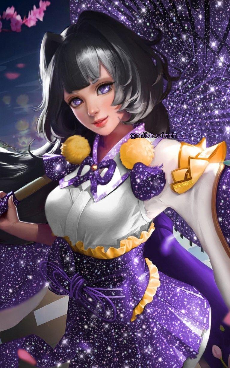 768x1229 Kagura Amethyst Wizard wallpaper