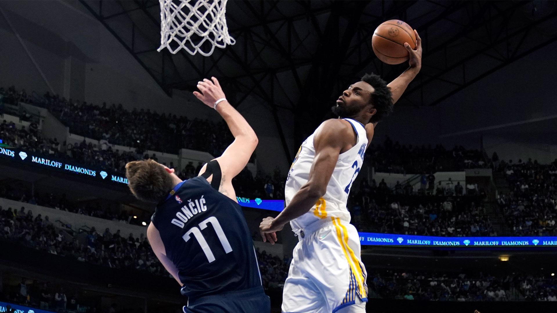 1920x1080 Rush: Wiggins posterizes Luka, Warriors