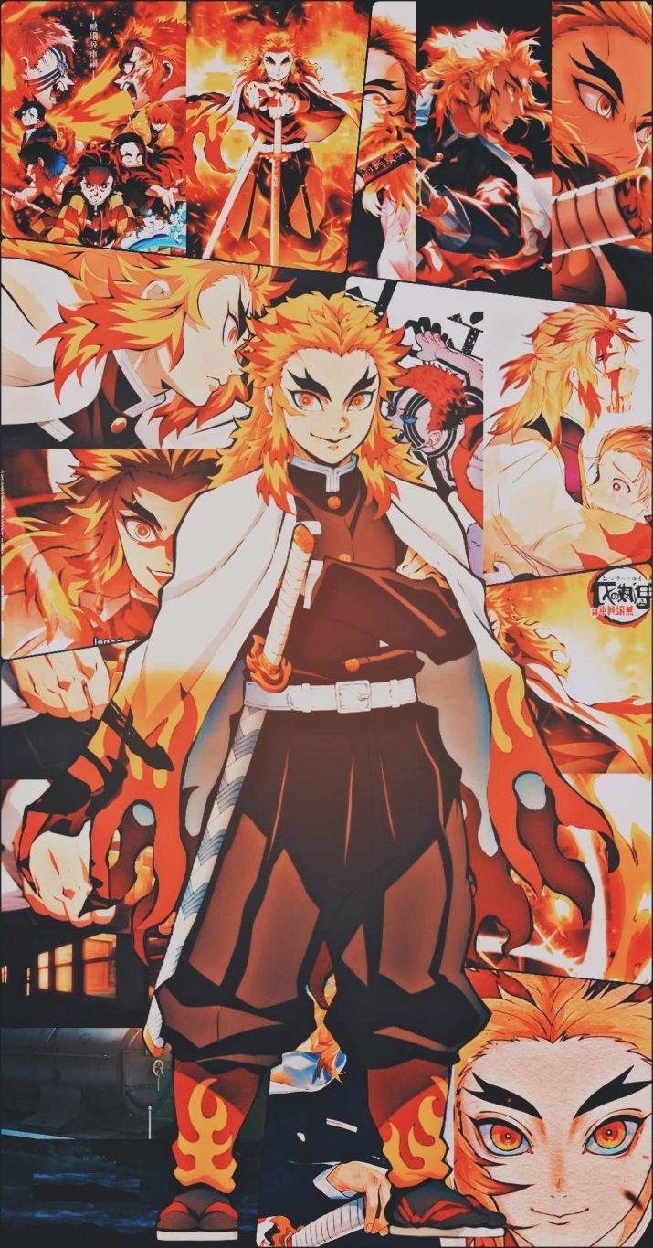 715x1366 Rengoku iPhone Wallpaper