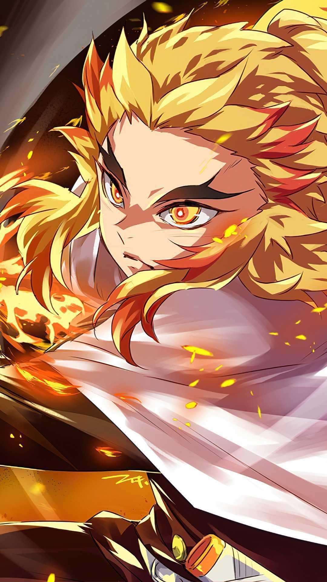 1080x1920 Rengoku Wallpaper Browse Rengoku