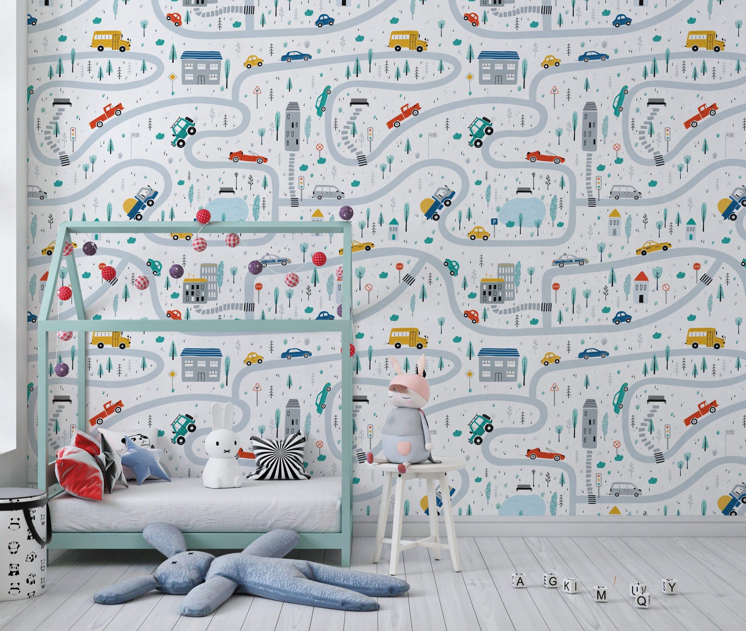 2600x2200 Boy's Room Wallpaper