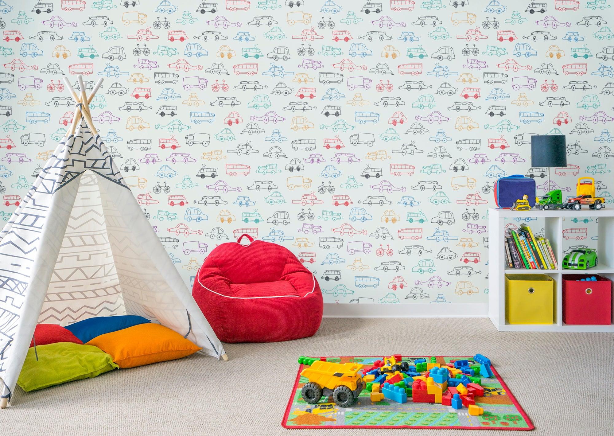 2000x1420 Children: Arbor Kids & Stick Wallpaper 12W x 1' H Sample