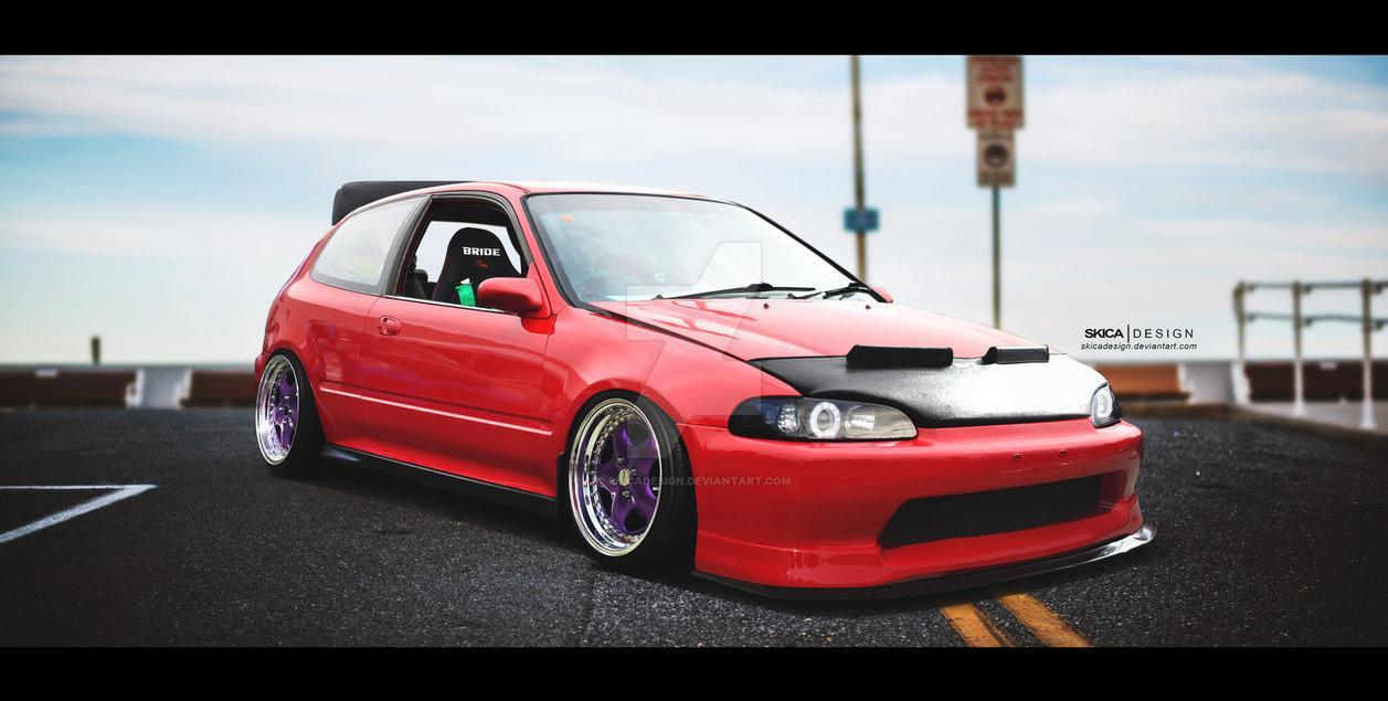 1257x635 Honda Civic EG6 Wallpaper