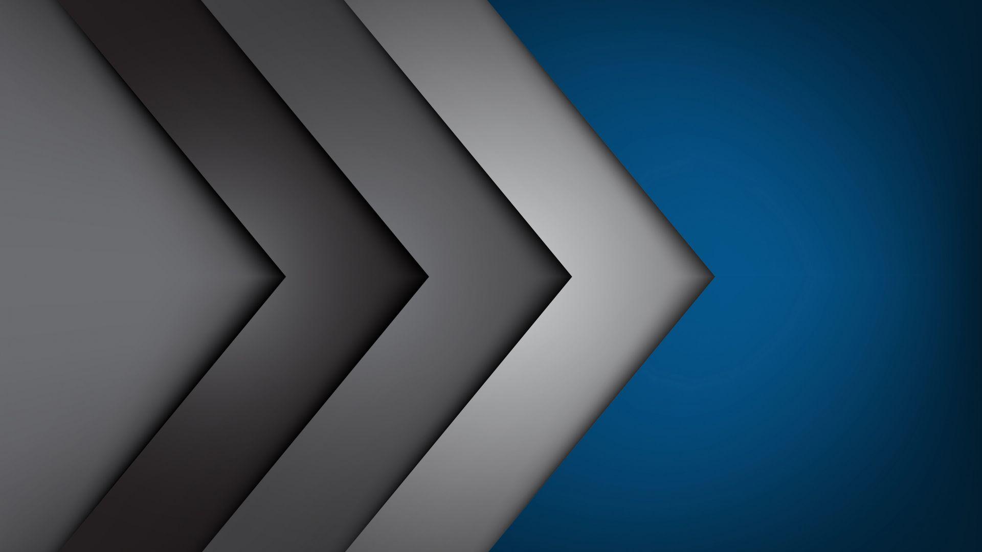 1920x1080 Desktop Wallpaper Arrows, Material Design, Abstract, 4k, HD Image, Picture, Background, 196651
