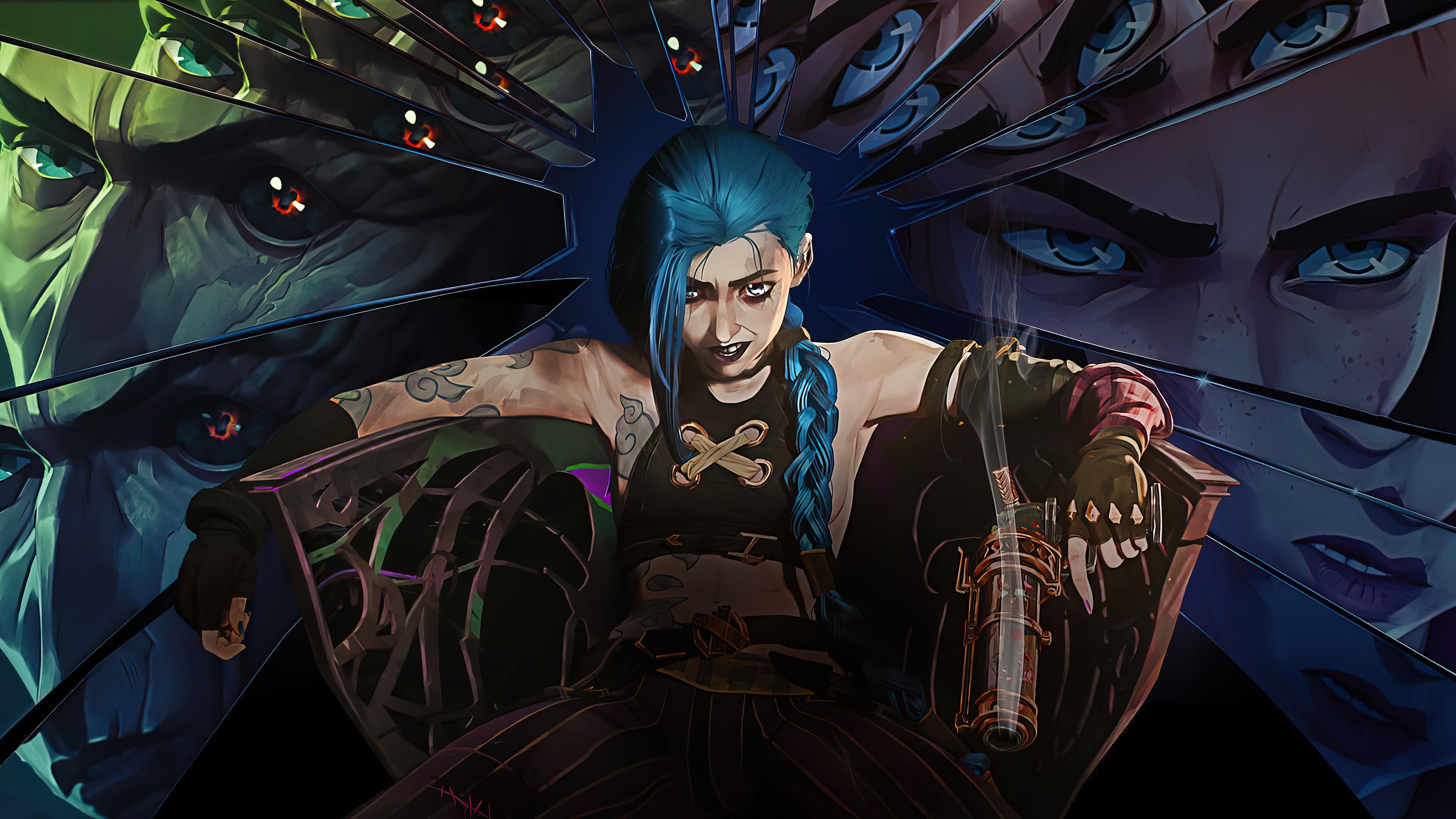 3840x2160 Arcane 4K, Jinx (League Of Legends) Gallery HD Wallpaper