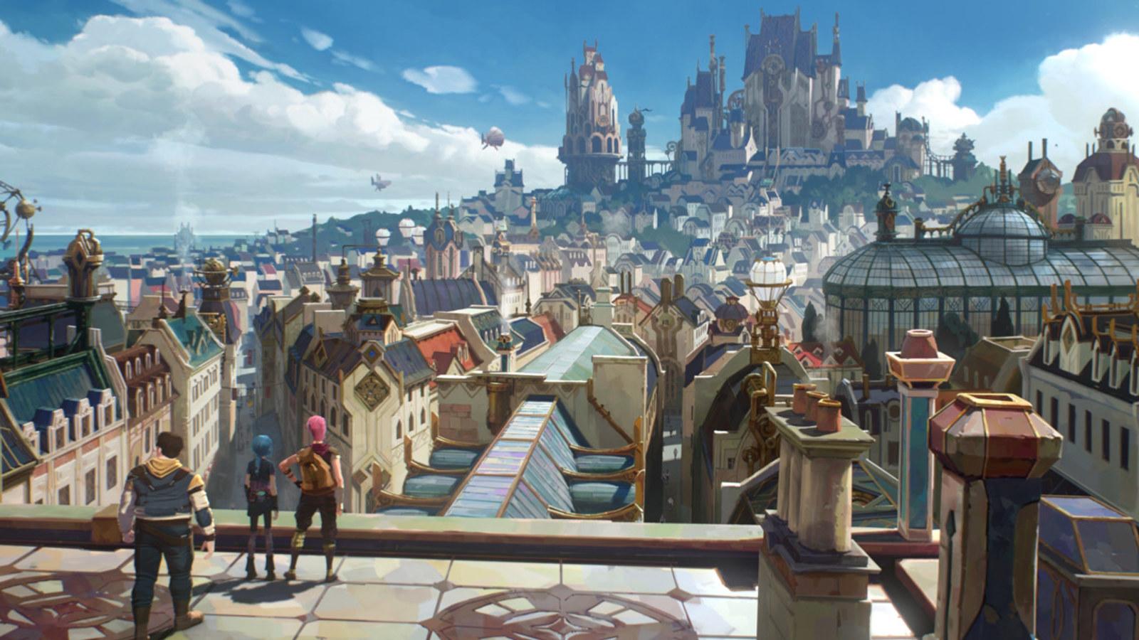 1600x900 Arcane League Of Legends HD Wallpaper