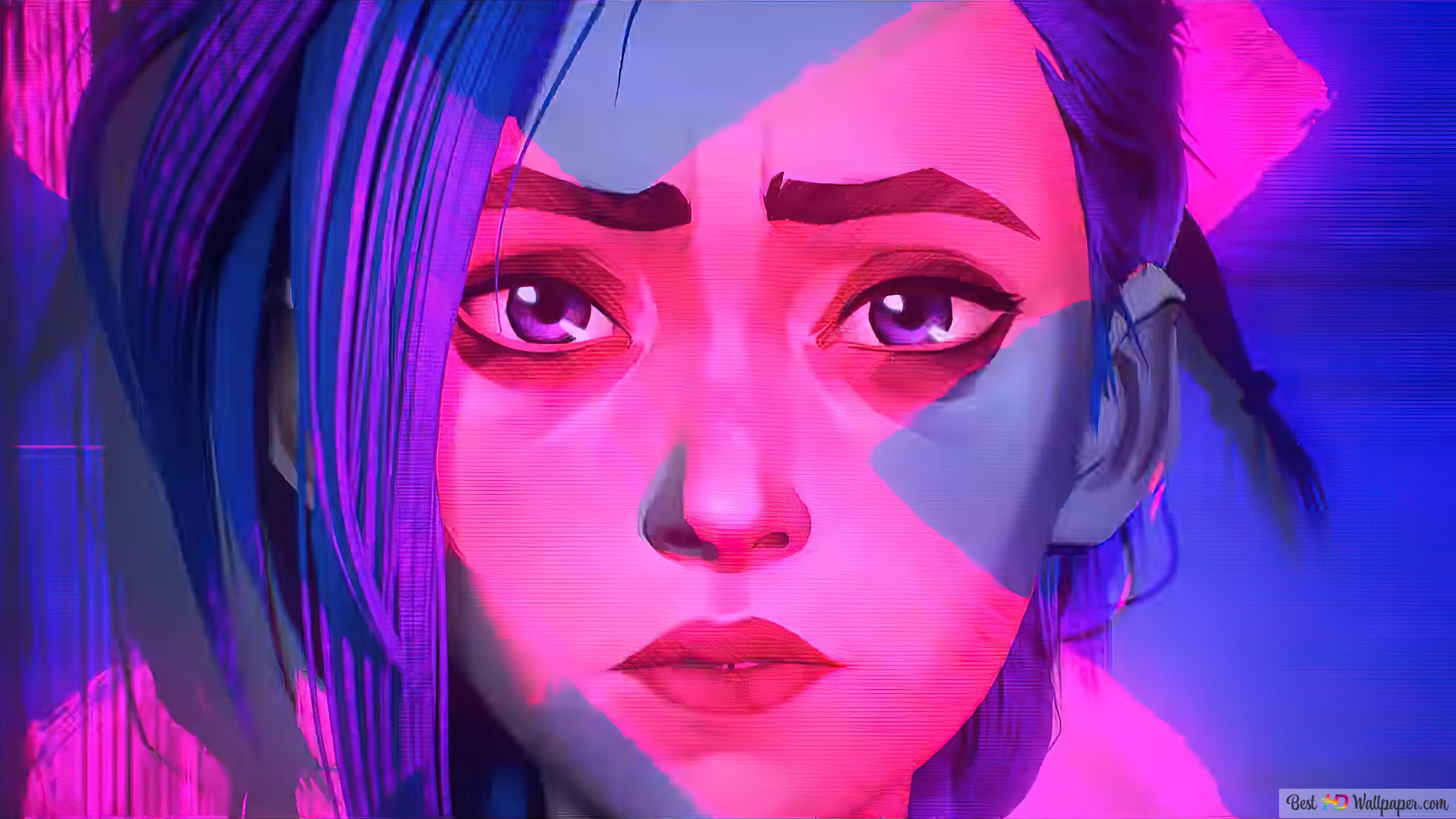 3554x1999 Jinx in 'Arcane' Netflix Series. League of Legends (LOL) 4K wallpaper download