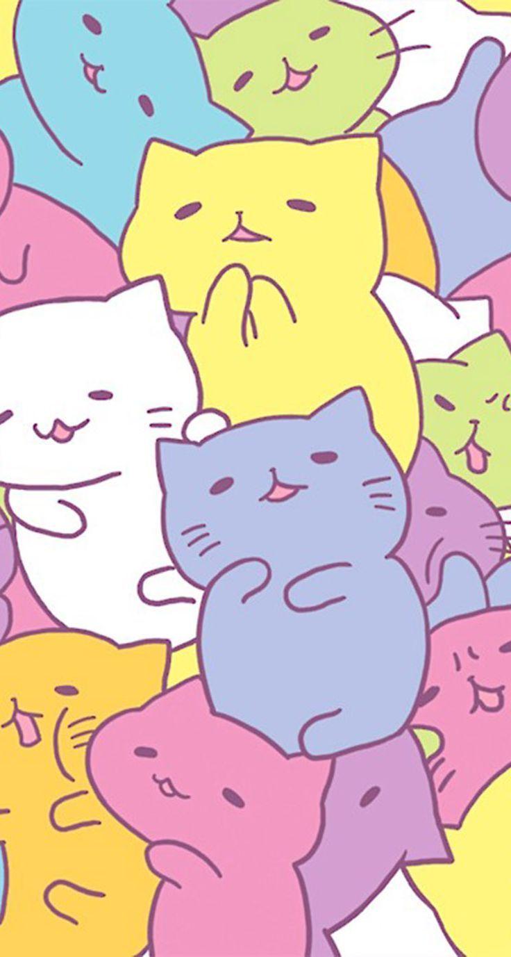 Cartoon Cat iPhone Wallpapers - Top Free Cartoon Cat iPhone Backgrounds - WallpaperAccess