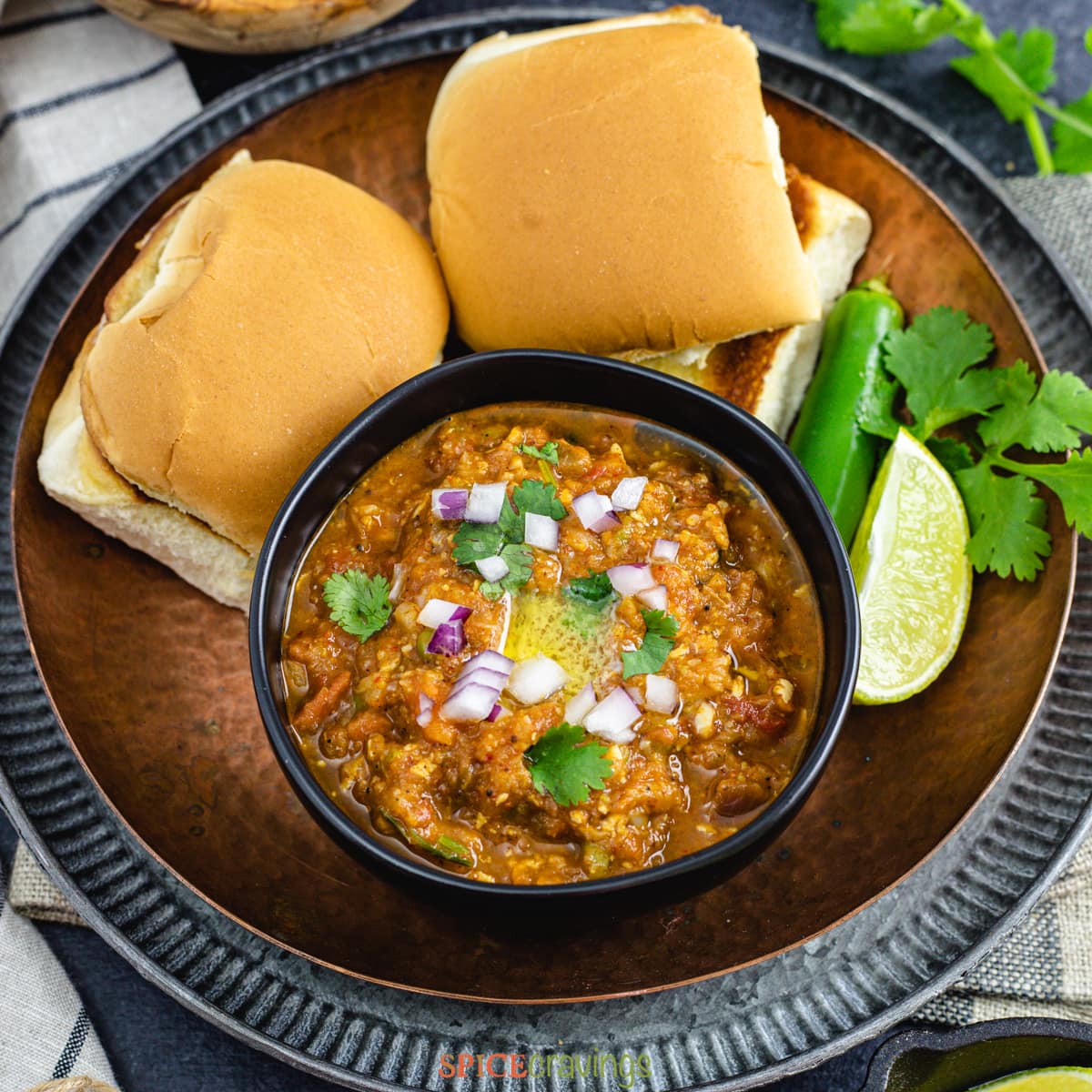 1200x1200 Pav Bhaji (Instant Pot & Stove Recipe)