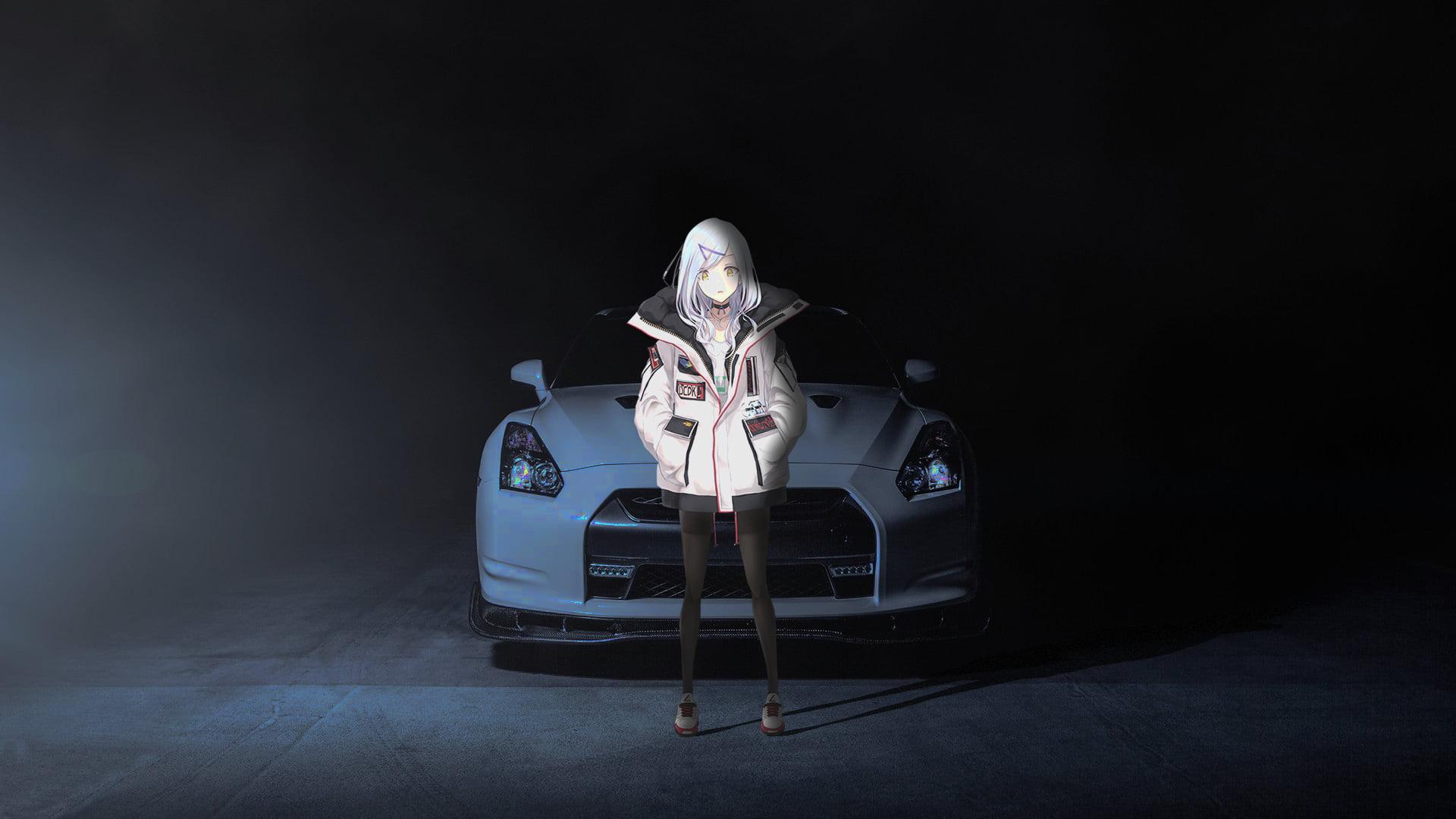 1920x1080 Wallpaper / JDM, 1080P, GTR R anime girls free download
