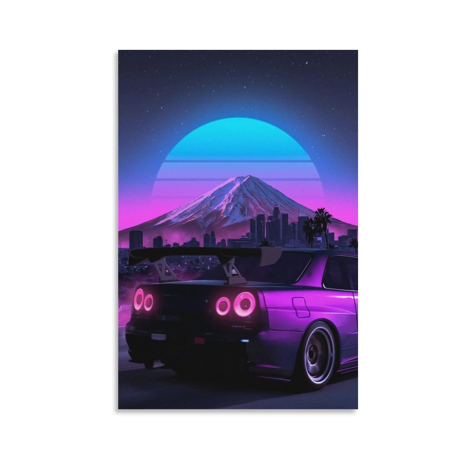 1600x1600 VEAB JDM R34 Car Poster Canvas Art and Wall Art Modern Family for Teens Boy Girl Room Decor Posters 12x18inch(30x45cm) : Amazon.ca: Home
