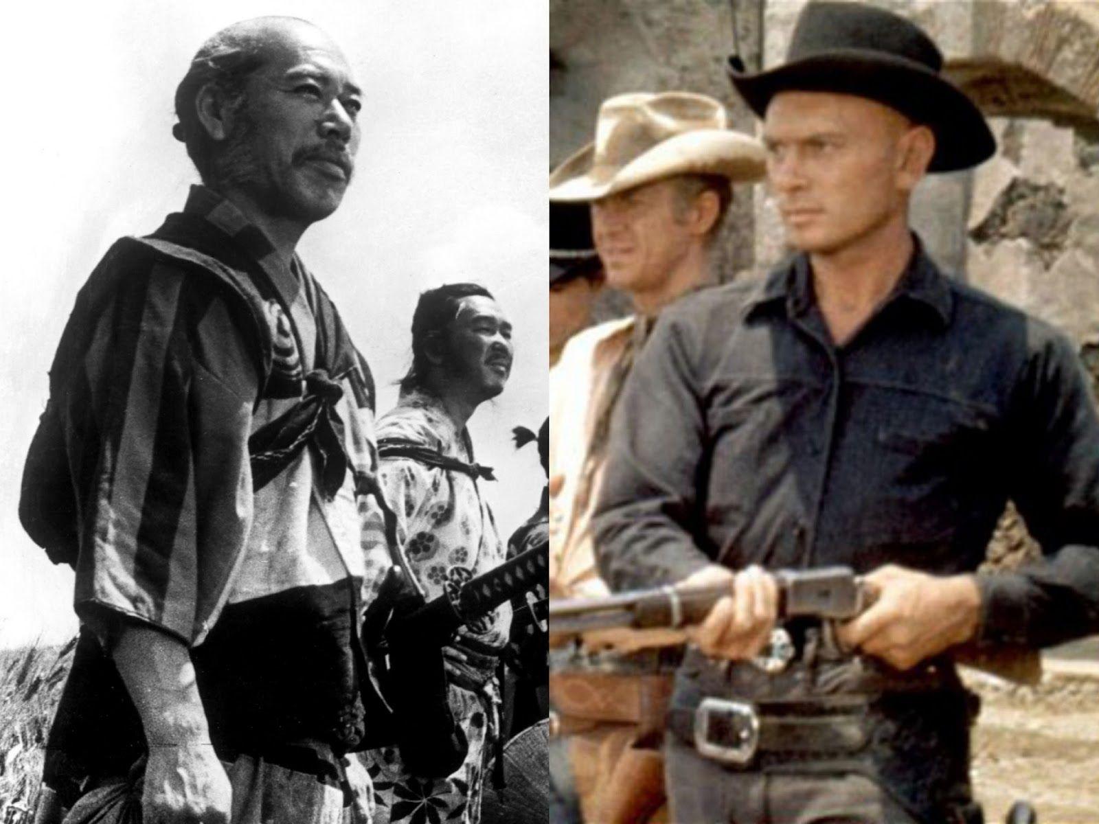 1600x1200 J and J Productions: Seven Samurai vs. The Magnificent Seven. Seven
