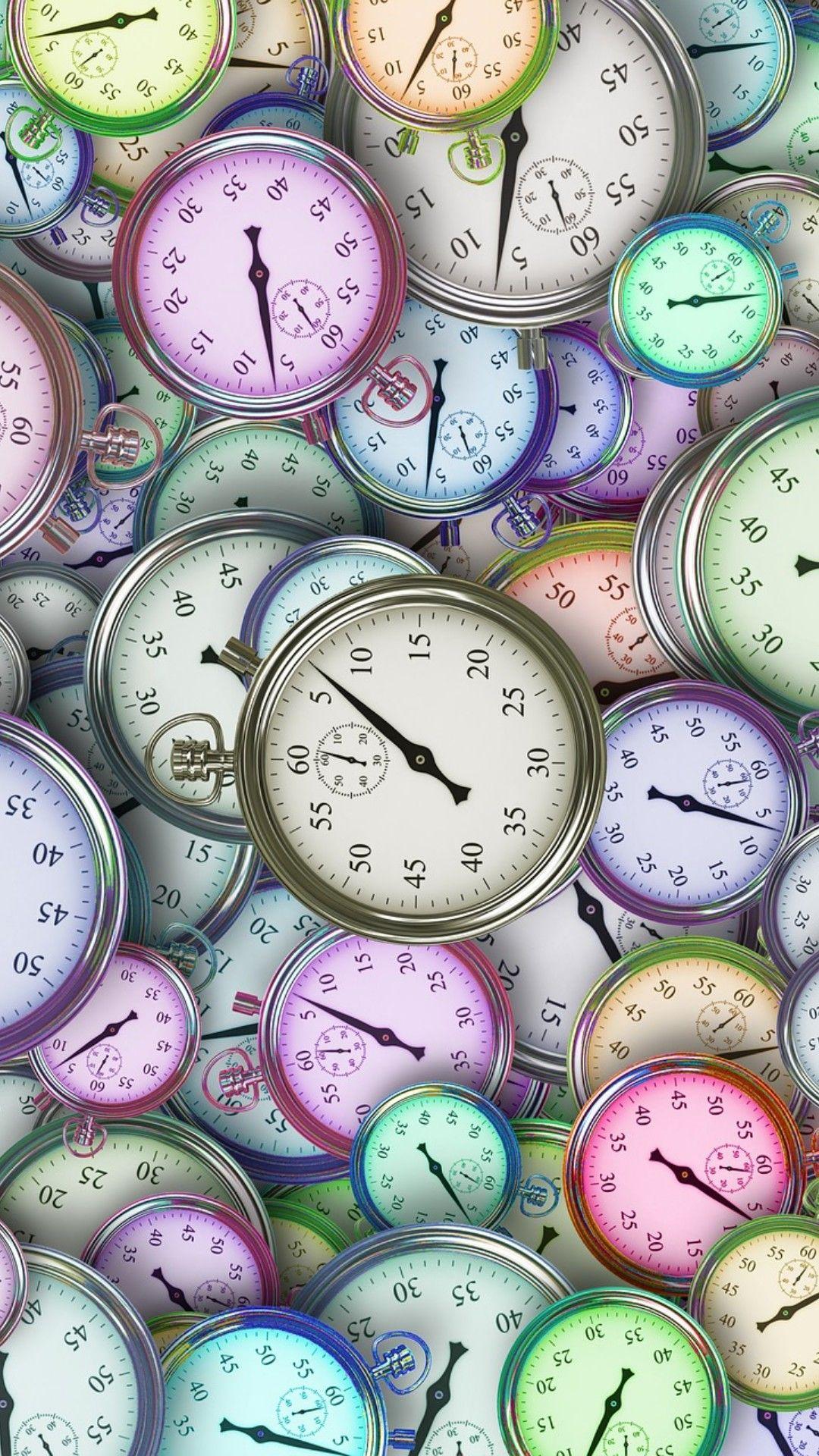 1080x1920 MuchaTseBle. Clock, Time management, Color