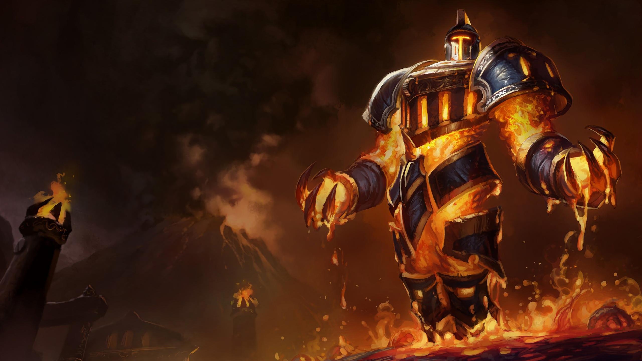 2560x1440 Wallpaper 4k Scorched Earth Xerath LoL Splash Art League of Legends Wallpaper