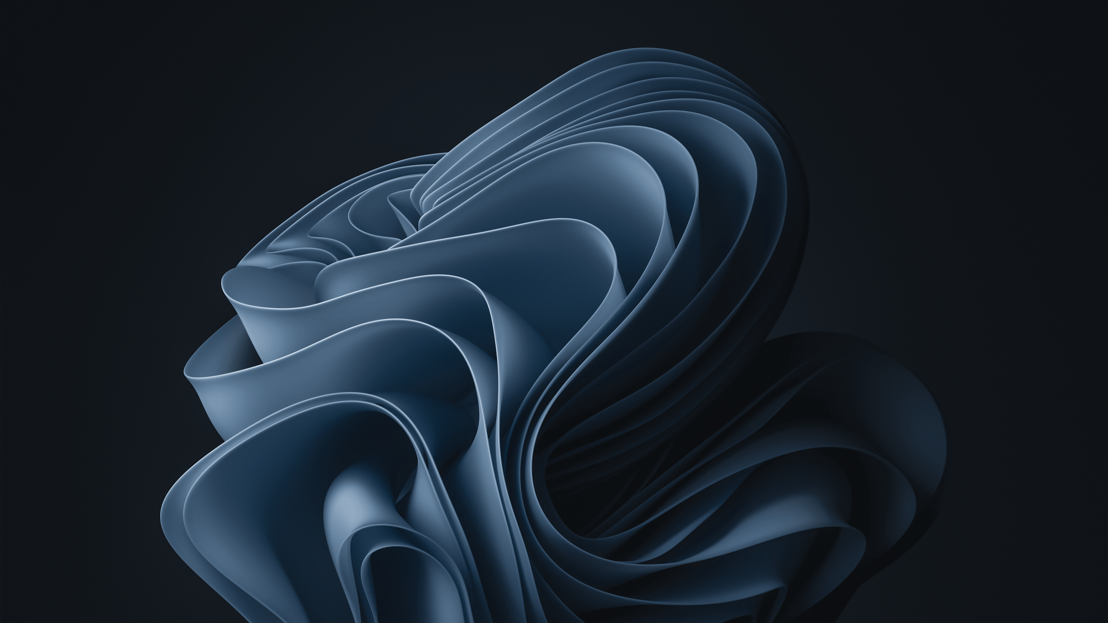 3840x2160 Windows 11 Wallpaper 4K, Stock, Grey abstract