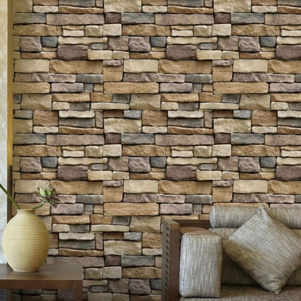 1000x1000 Shop Clearance! Self Adhesive Wallpaper, Self Adhesive PVC Wallpaper Peel And Stick, 3D Art Wall Panels For Living Room Bedroom Background Wall Decoration(45x100cm)
