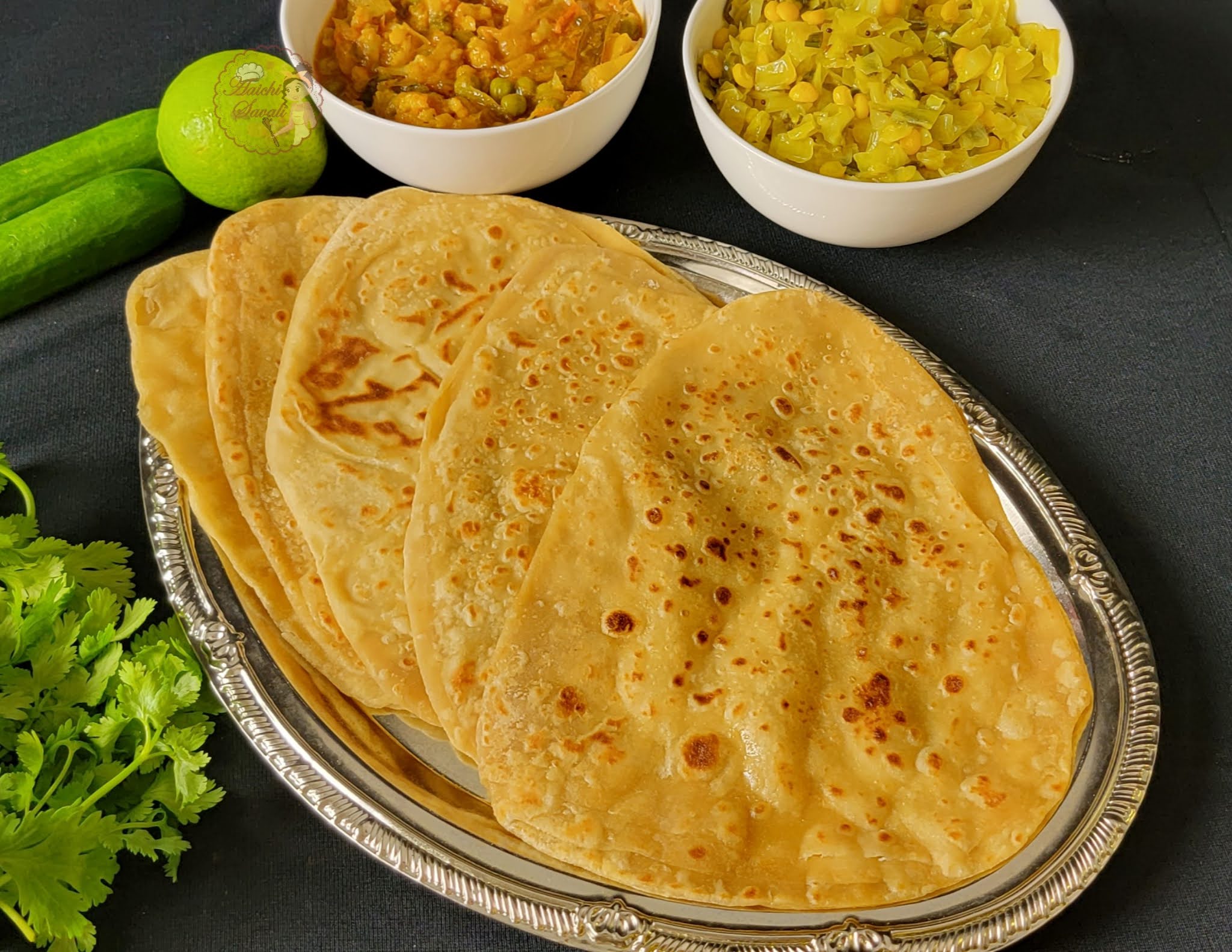 2048x1583 Whole Wheat Parathas. Triangle Paratha Recipe
