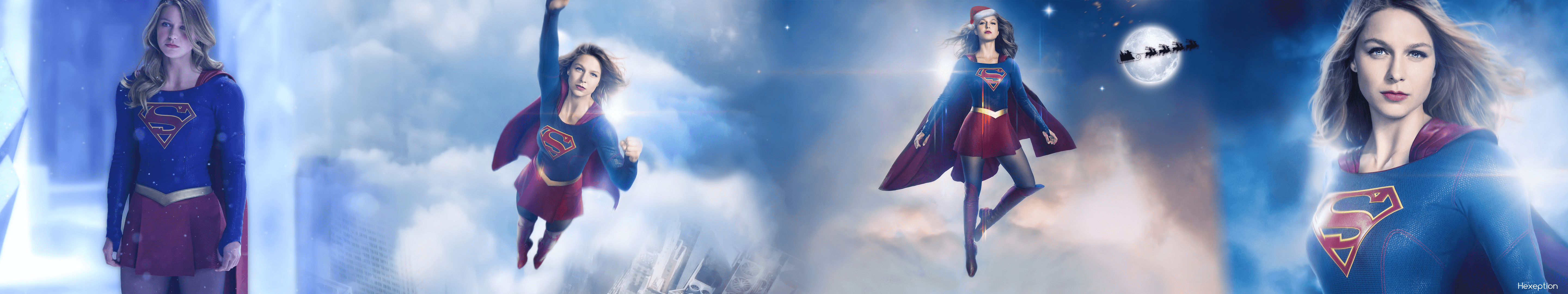 5760x1080 SuperGirl Christmas
