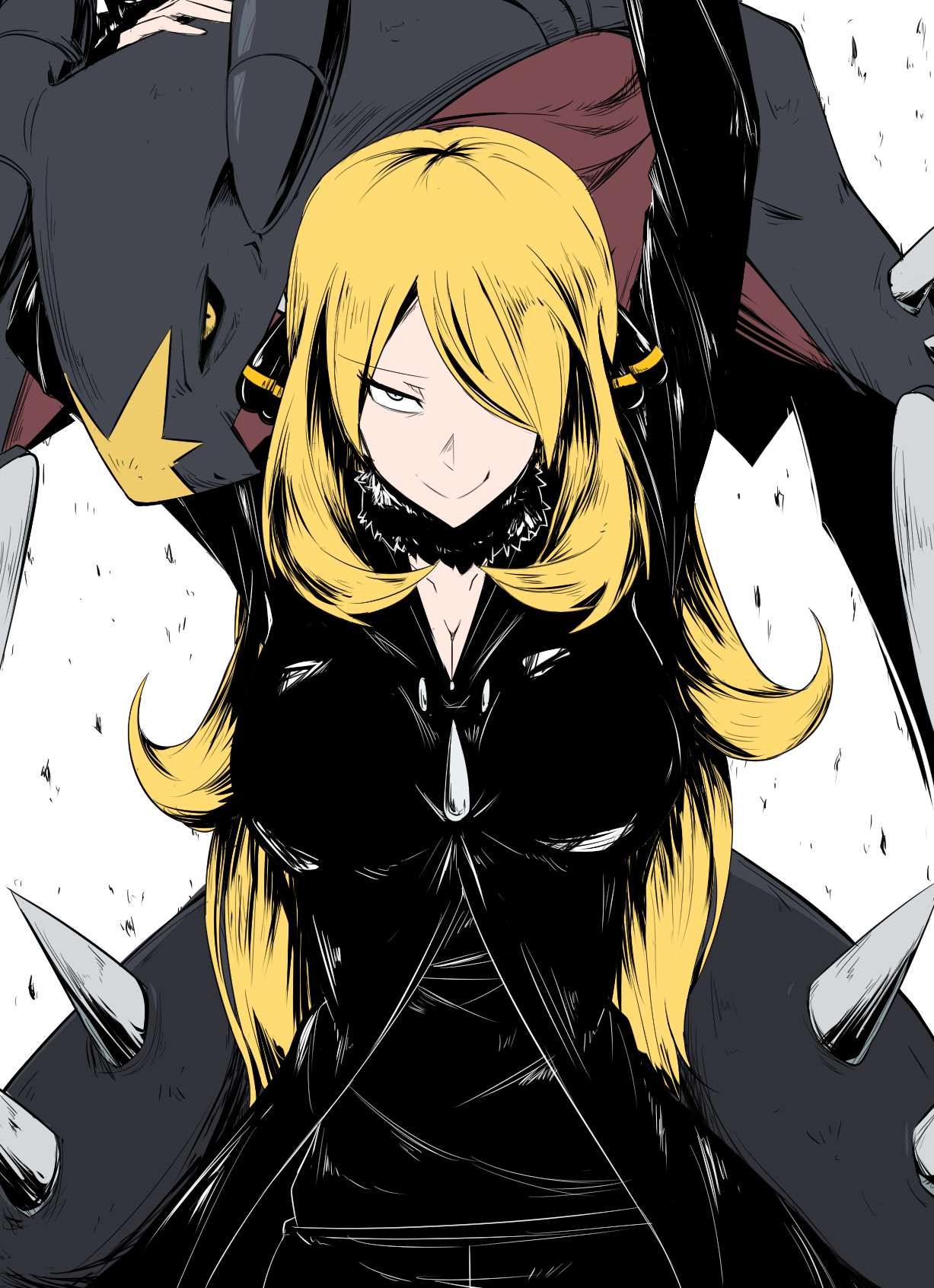 1227x1692 Cynthia Pokémon Wallpaper