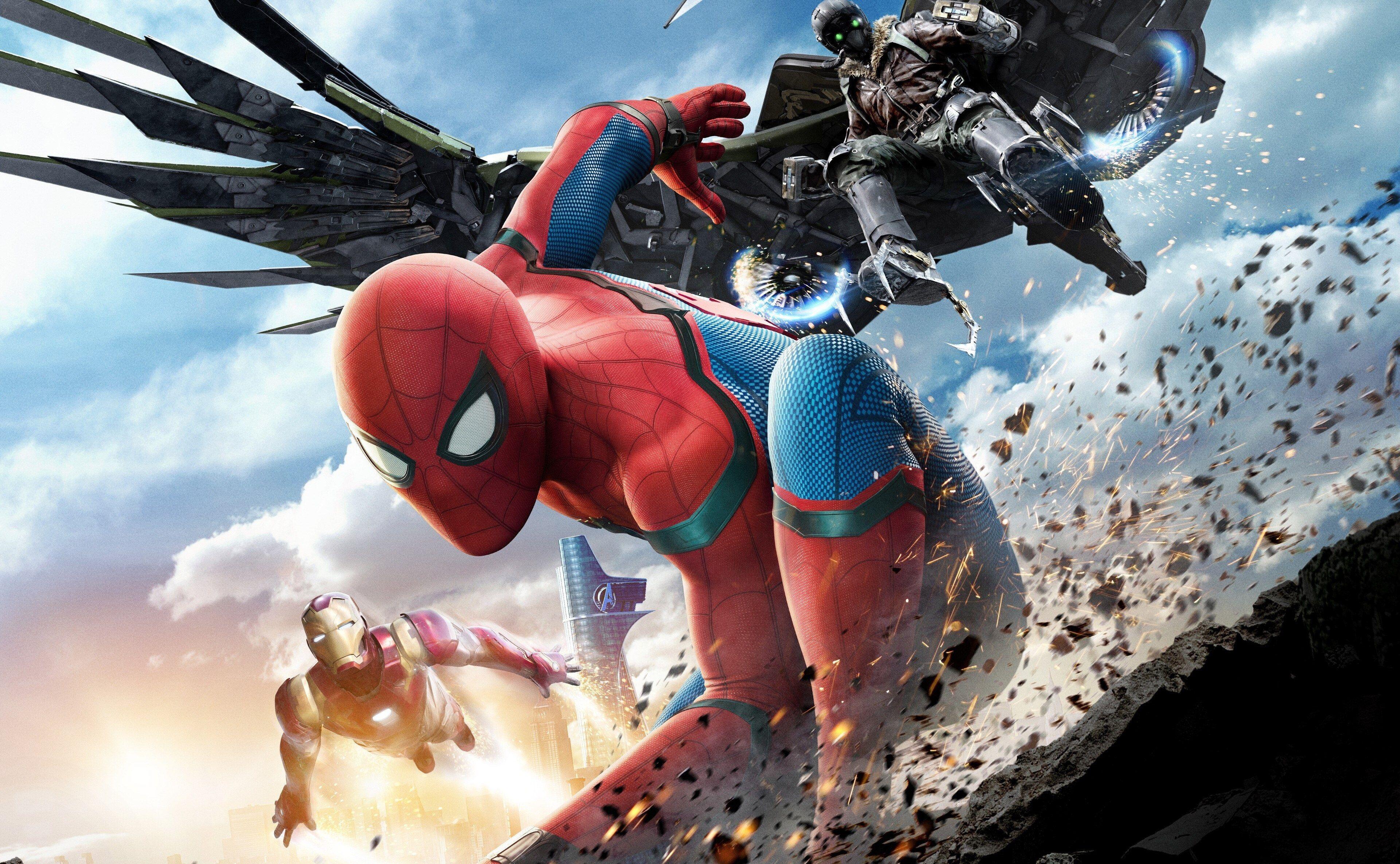 3840x2370 spider man homecoming 4k cool pc wallpaper