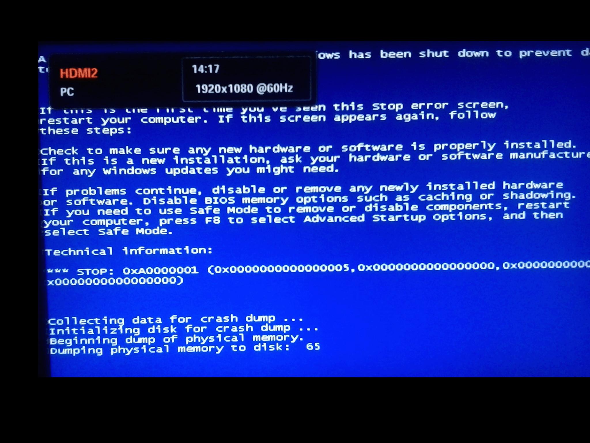 2048x1536 Blue Screen Error Wallpaper
