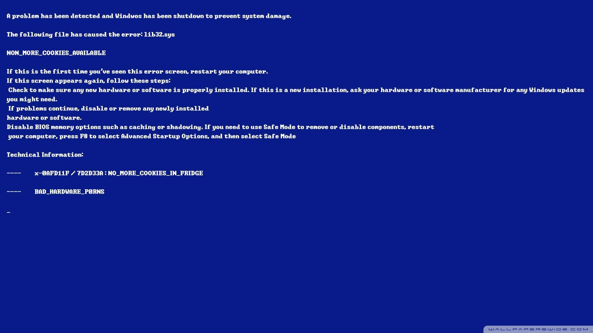 1920x1080 Bsod Wallpaper 1920x1080