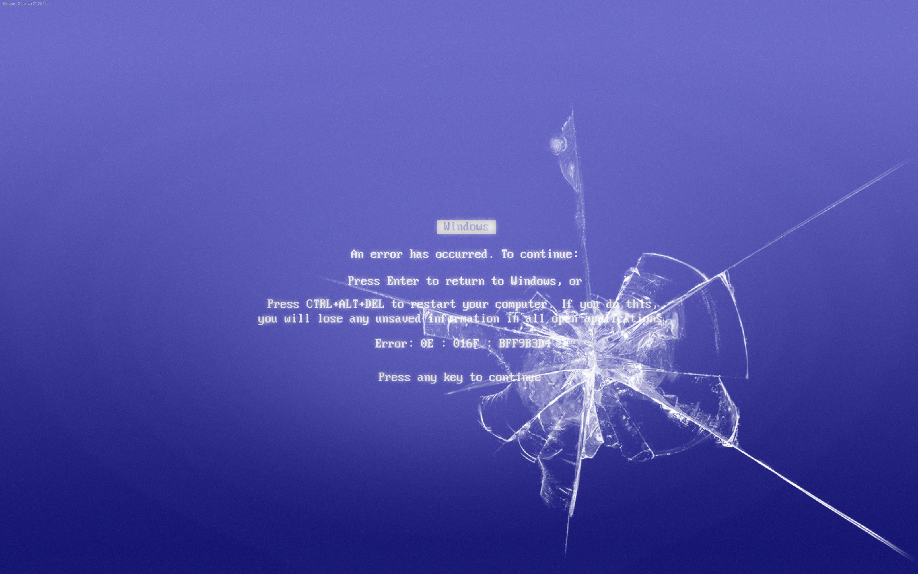 3200x2000 Blue Screen of Death Wallpaper