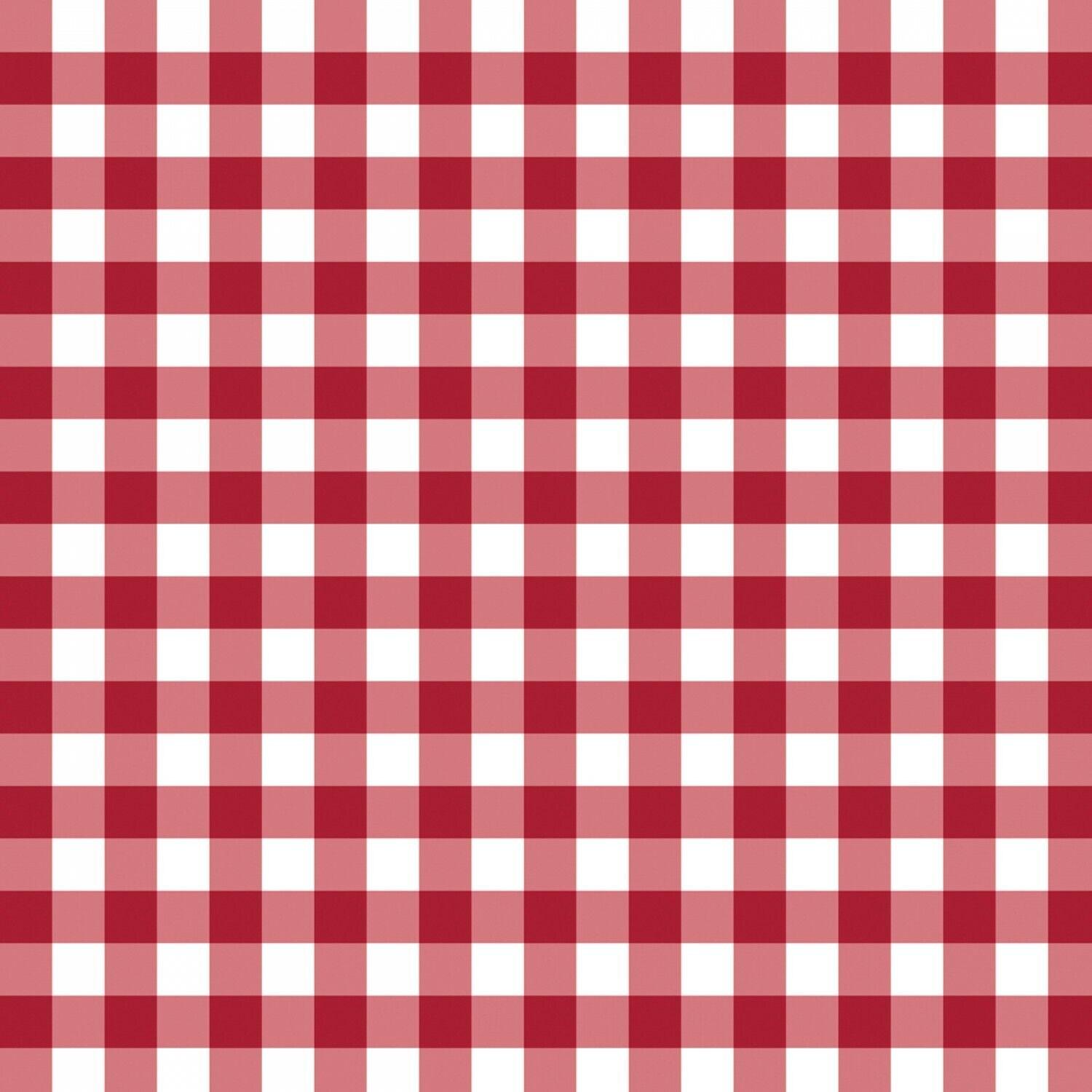 1500x1500 Fabric Gingham Picnic Blanket Pattern Red On White RJR Cotton 1 4 Yards 21007
