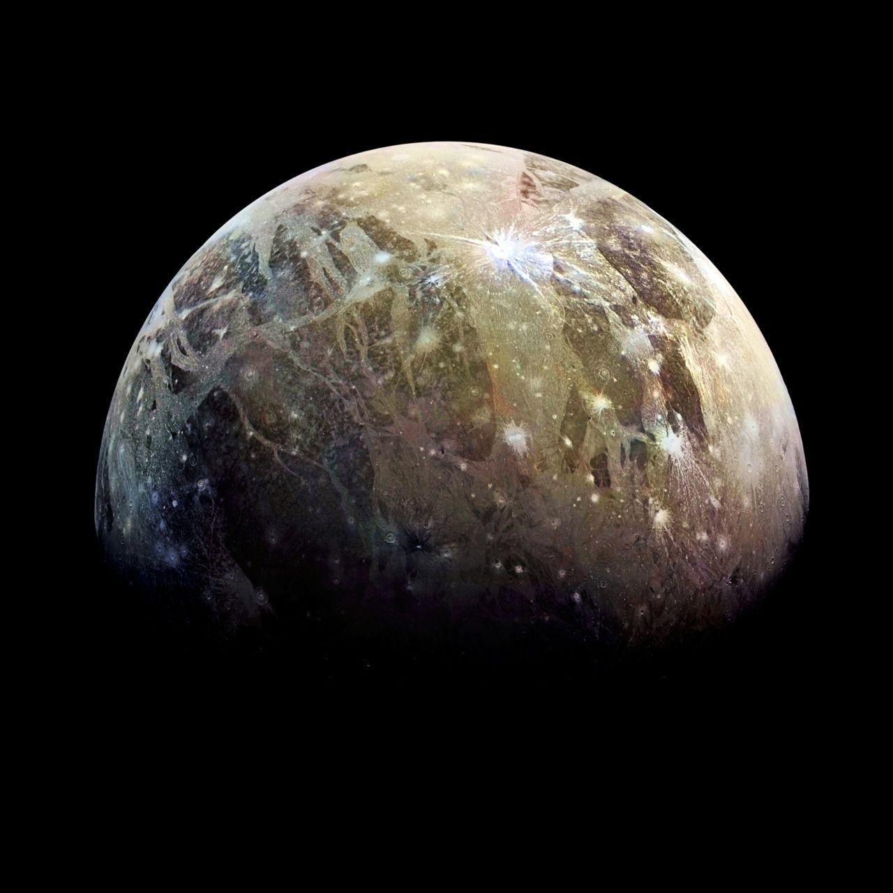 1280x1280 Ganymede. Jupiter moons, Astronomy, Cosmos
