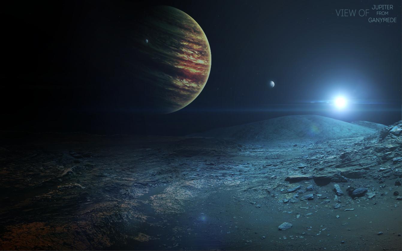 1341x837 Jupiter from Ganymede