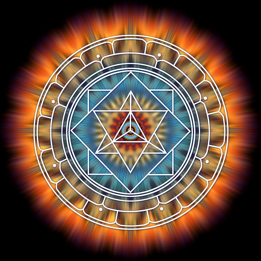 900x900 Merkaba Digital Art