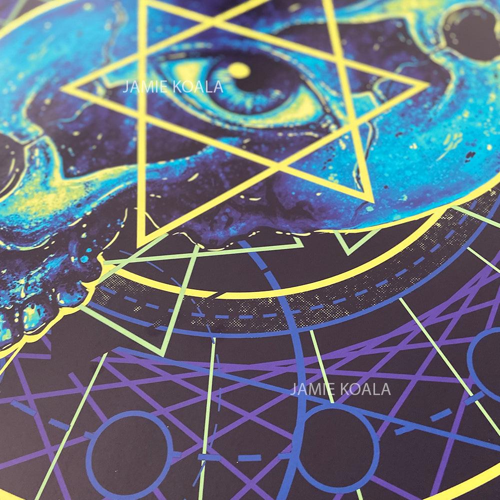 1000x1000 LIMITED EDITION Divergence Print Merkaba Variant