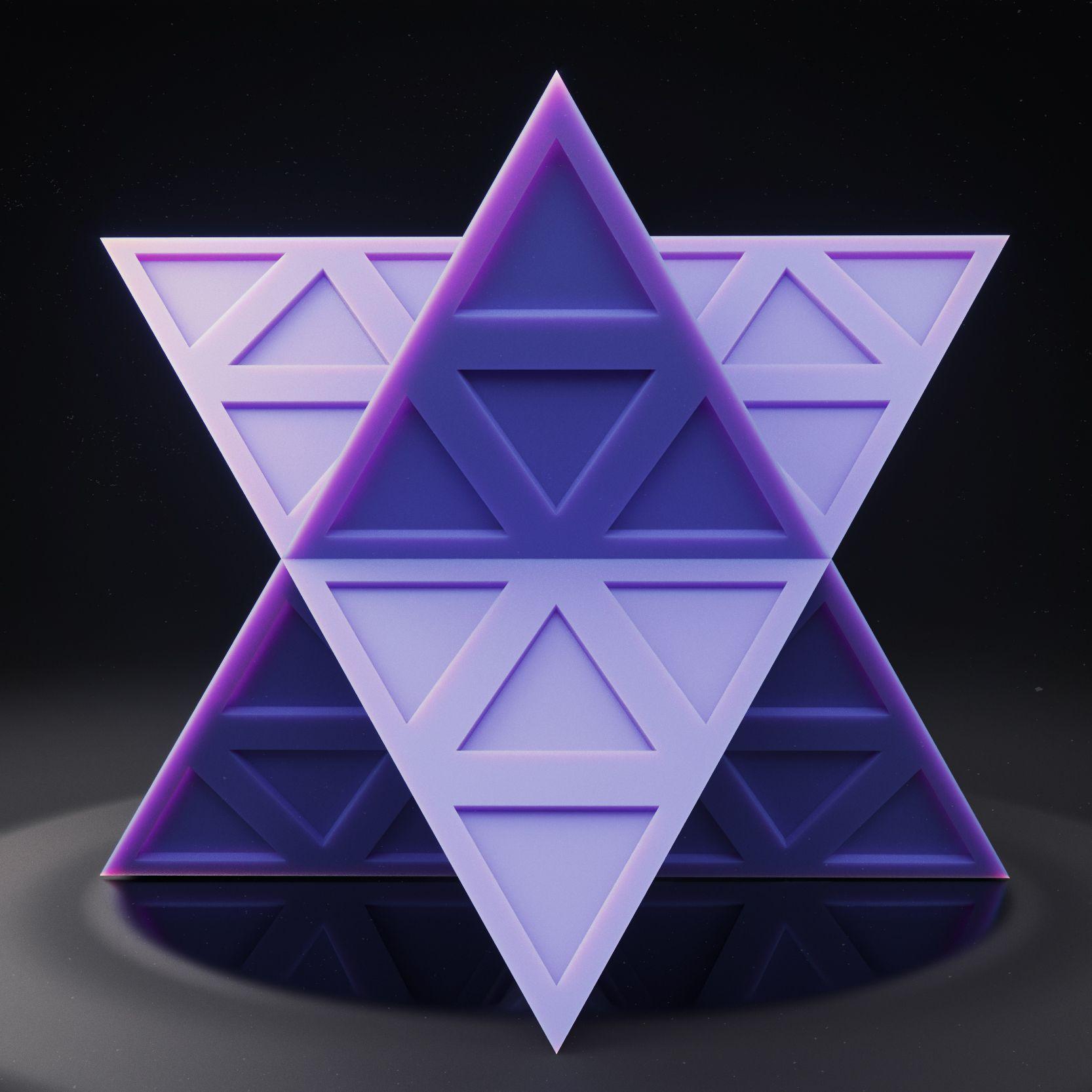 1666x1666 Merkaba 3 3D Model $10 - .fbx .max .unknown .obj .stl