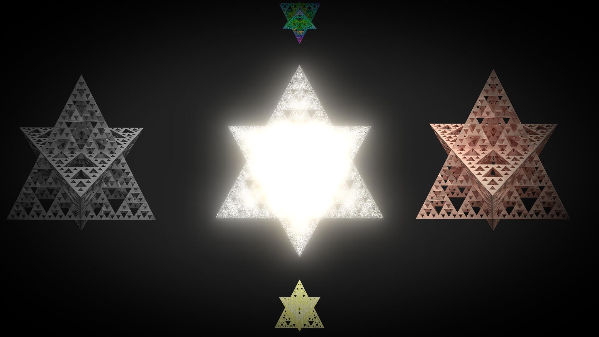1920x1080 Star Tetrahedron (Merkaba)