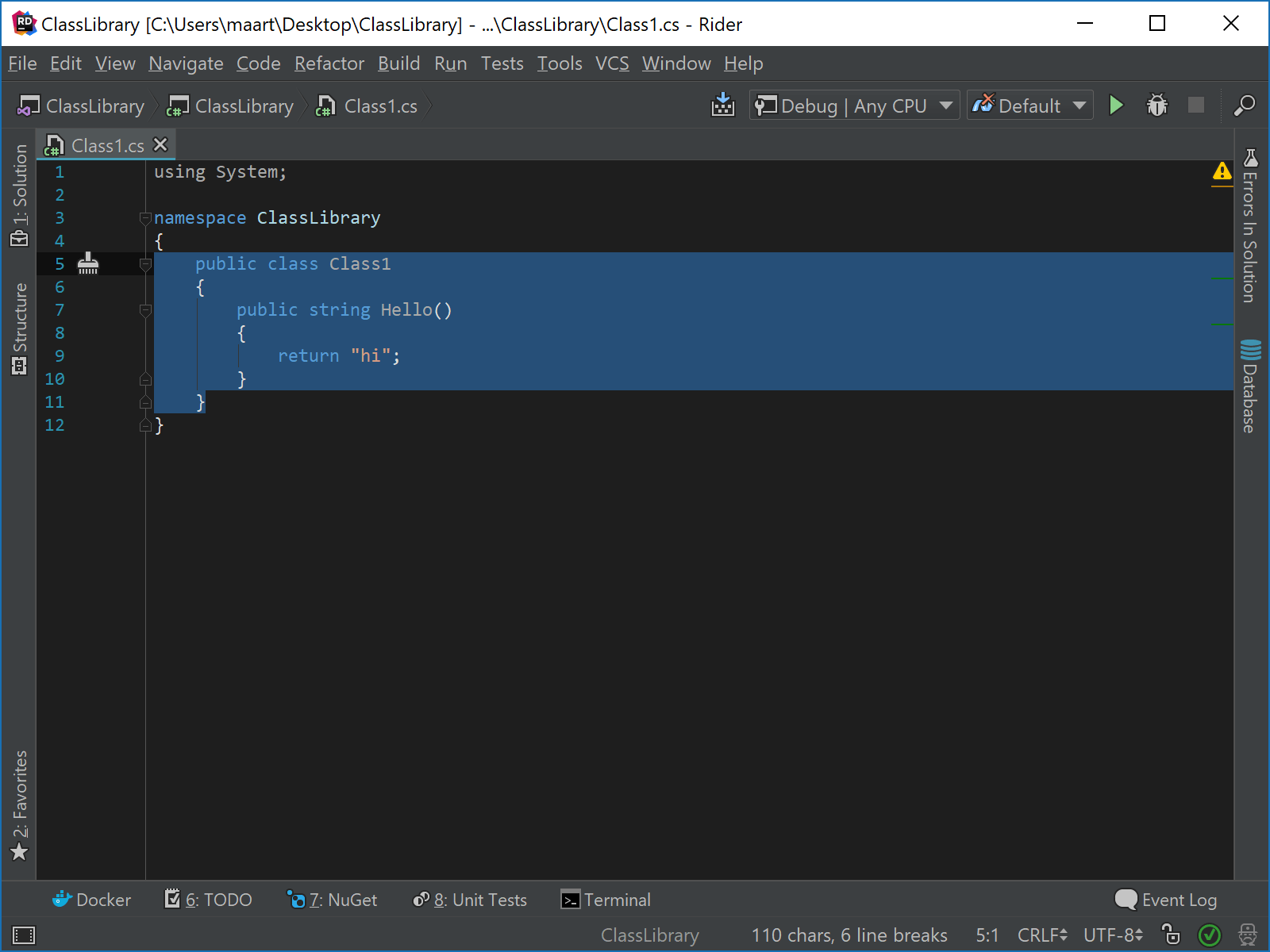 1600x1200 C# Interactive in Rider. The .NET Tools Blog