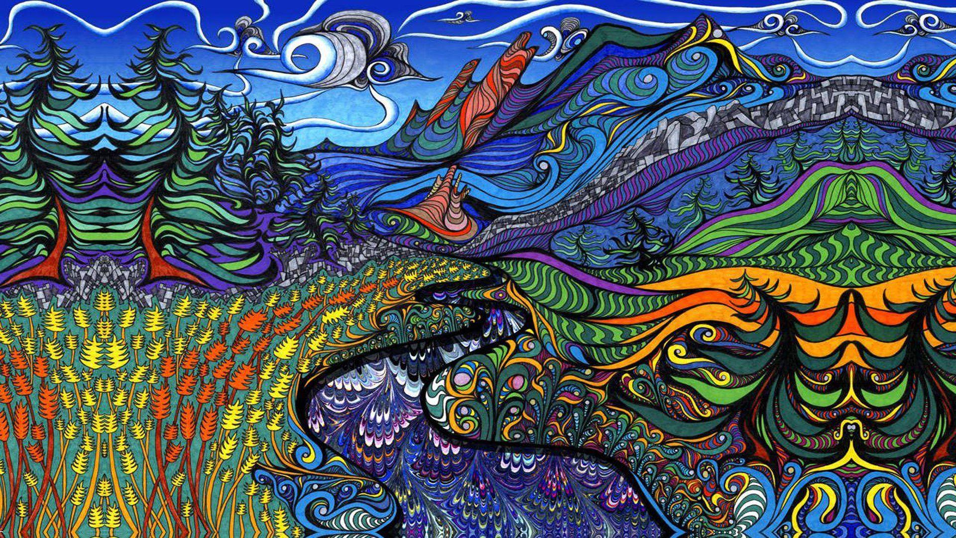 1920x1080 Psychedelic Wallpaper HD Background, Image, Pics, Photo Free