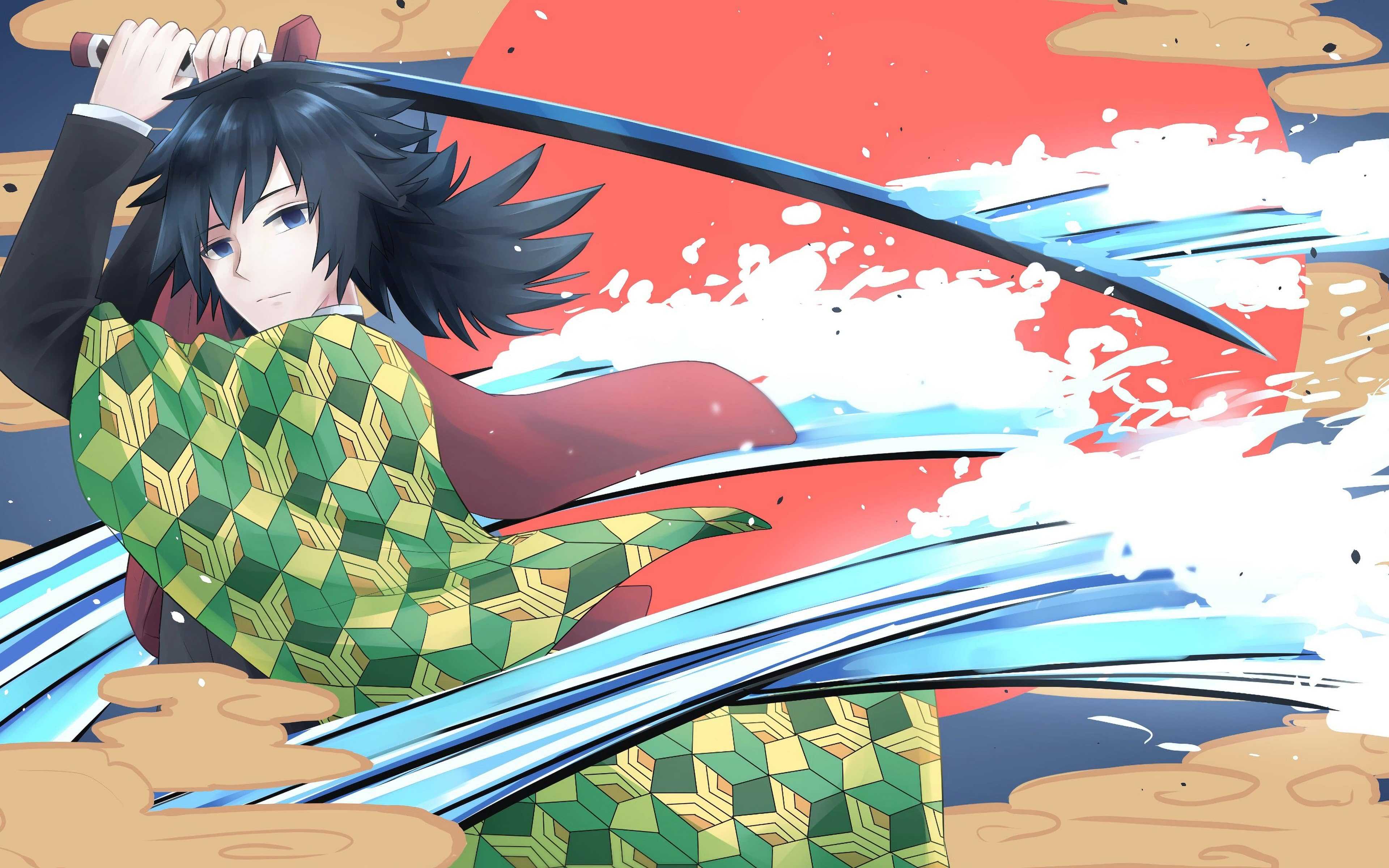 3840x2400 Giyu Tomioka Wallpaper