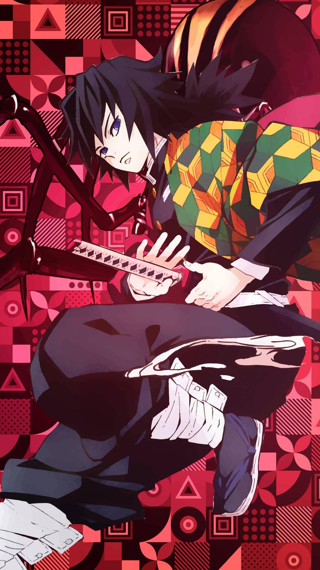 1024x1820 Download Demon Slayer Phone Tomioka Wallpaper