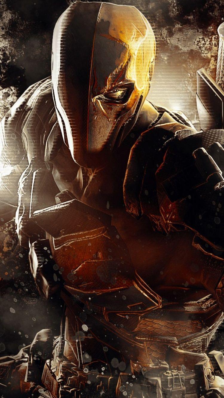 750x1334 Deathstroke iPhone Wallpaper (Picture)