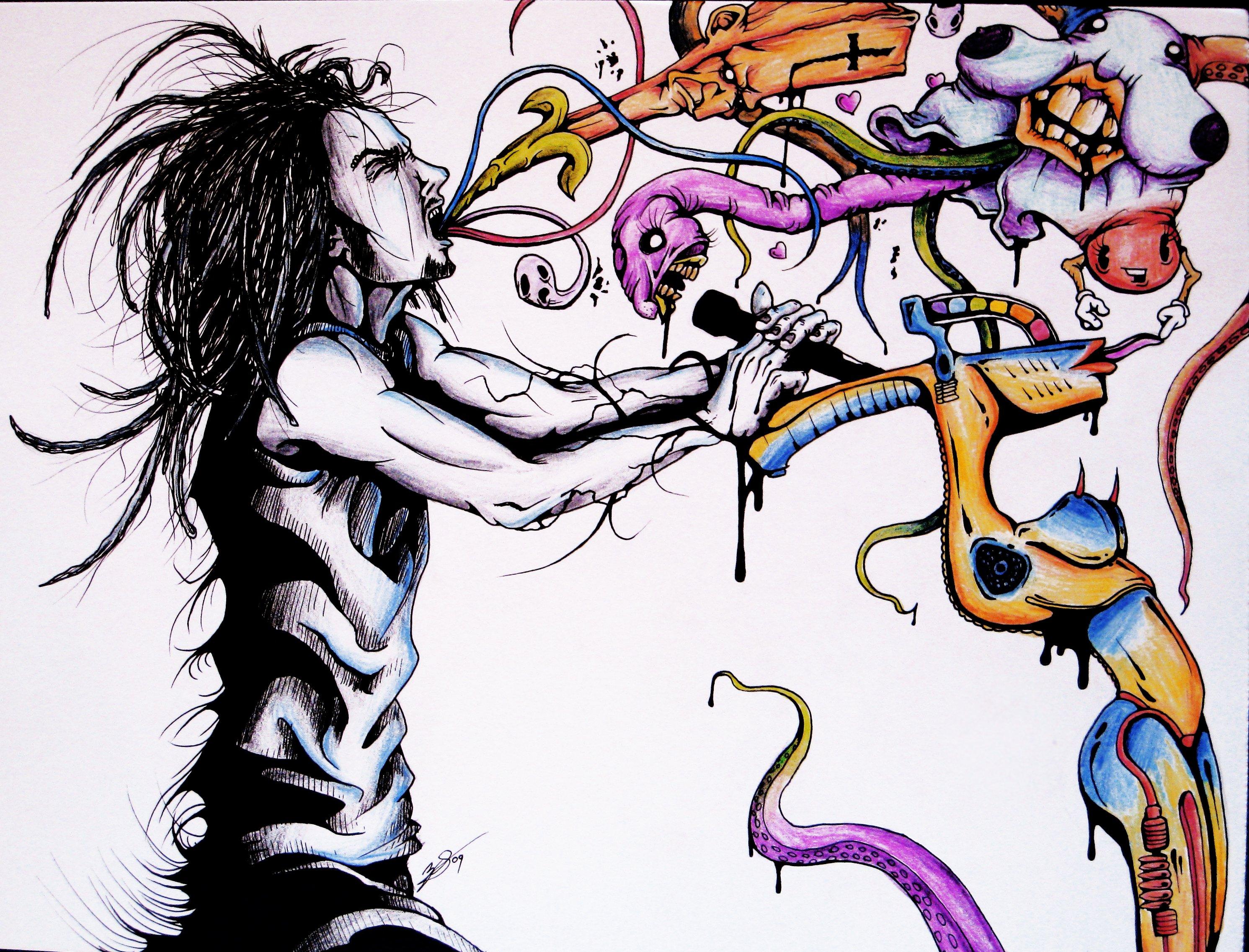2982x2274 KORN Nu Metal Metal Heavy Rock Hard Dark Psychedelic Singer Wallpaperx2274