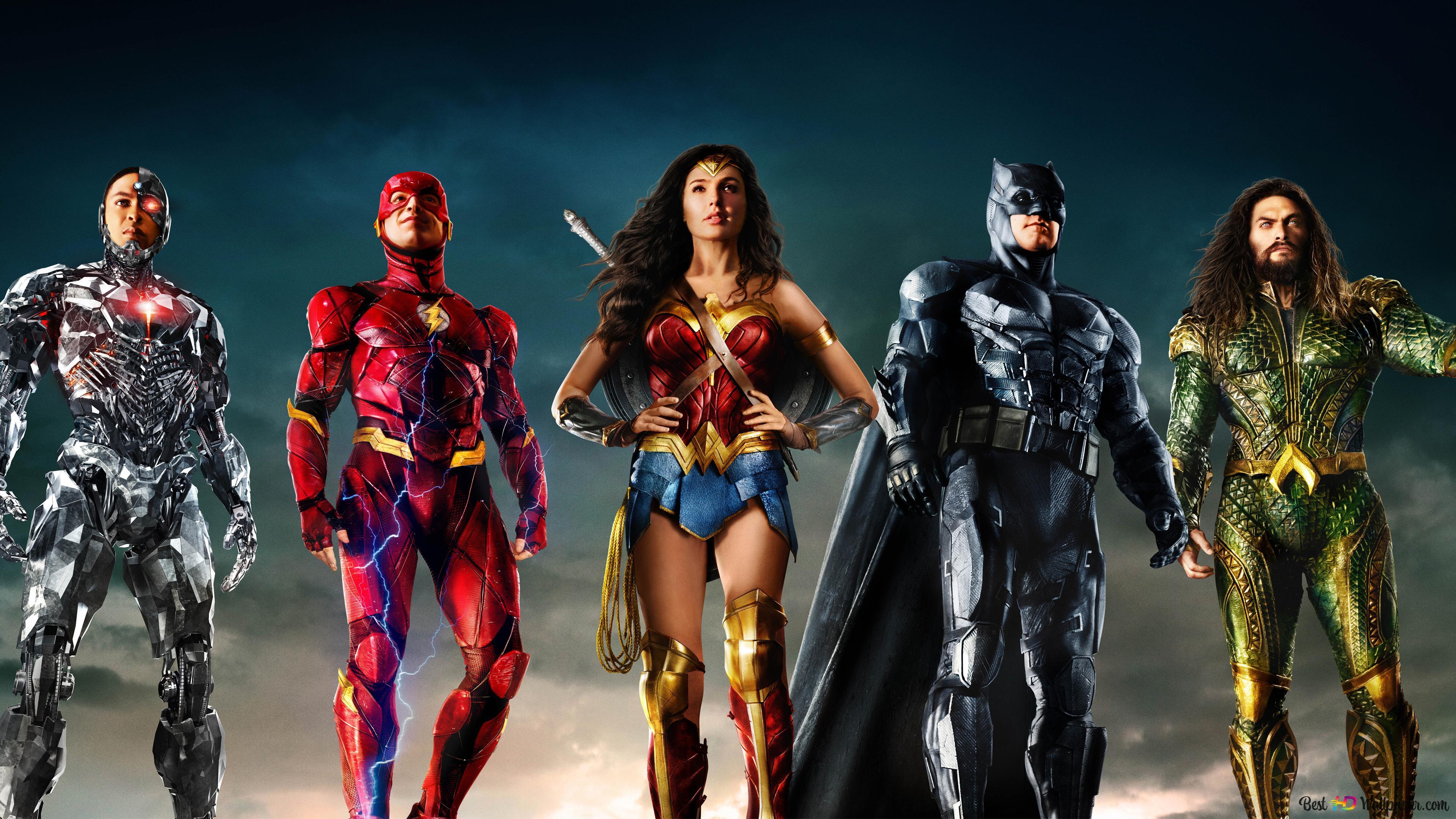 3840x2160 DC comics League 4K wallpaper download