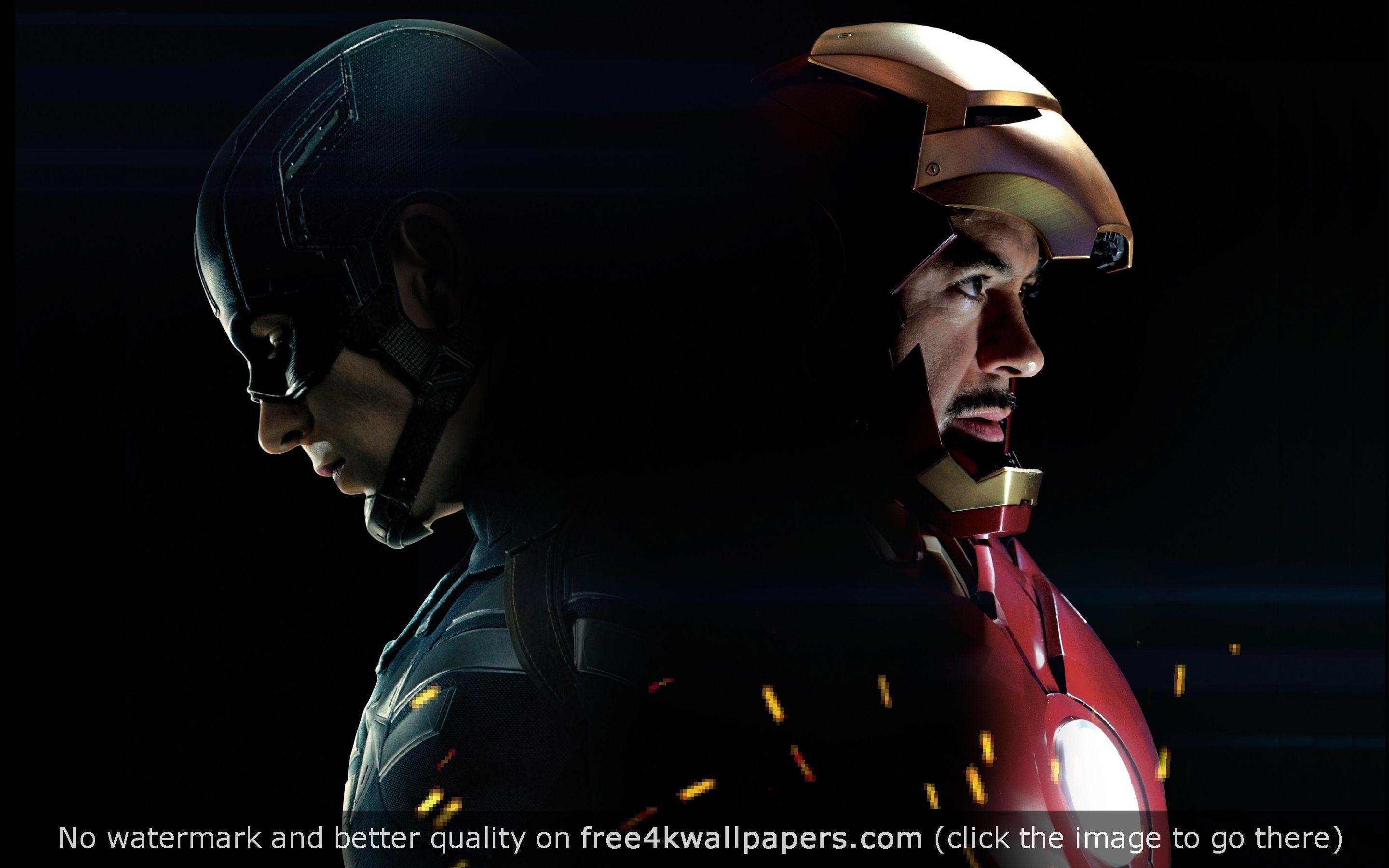2880x1800 Captain America Civil War Iron Man wallpaper. Captain america