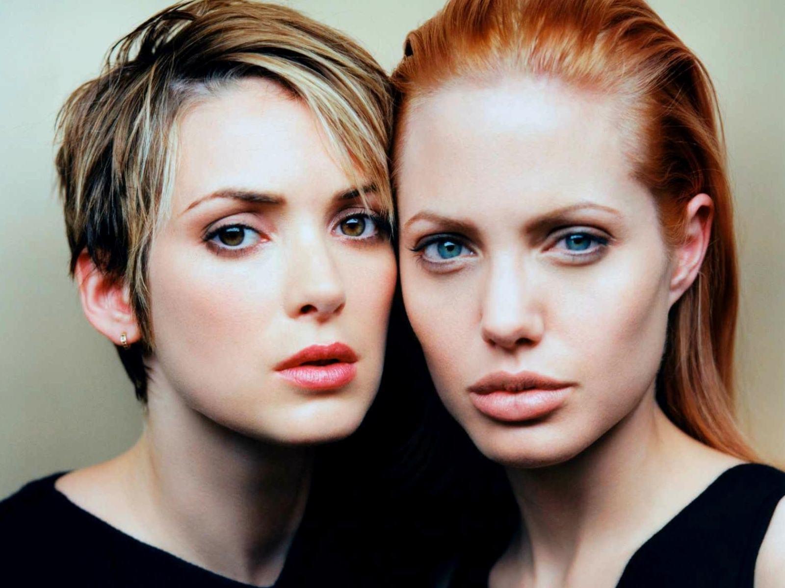 1600x1200 Wallpaper / susanna kaysen, kaysen, angeline, winona ryder, girl interrupted, jolie, interrupted, faces, angelina, lisa rowe, girl, ryder, angelina jolie, lisa, winona free download